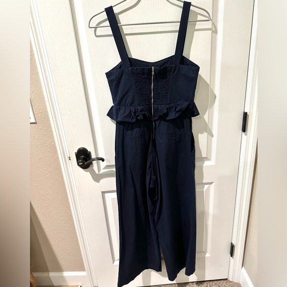 SEA NEW YORK Navy Blue O'Keefe Quilted Corset Jumpsuit - Picture 9 of 13